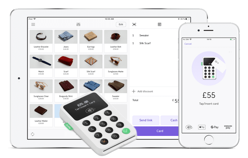 Zettle Mobile Card Reader £19 How it works to take card payments
